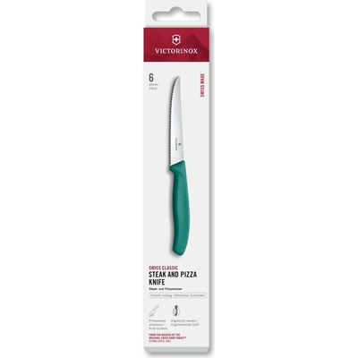 | Victorinox 6dielna sada steakových nožov SWISS CLASSIC 11 cm tyrkysová | 6.7234.6C1