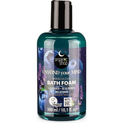 Organic Shop Zázračná pena do kúpeľa Unwind Your Mind 300 ml