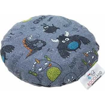 Bocioland nahřívací a chladící polštářek kulatý Monstr