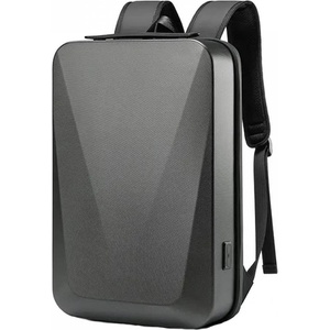 MingLu Раница за лаптоп 15.6 инча, MingLu, 20L, USB порт, водоустойчива, унисекс, TSA заключване, твърд корпус, тънка, черна (13-5252272368)