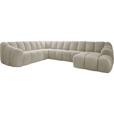 Miuform Бежов ъглов диван (ляв ъгъл/U форма) Shell - Miuform (2553TA05)