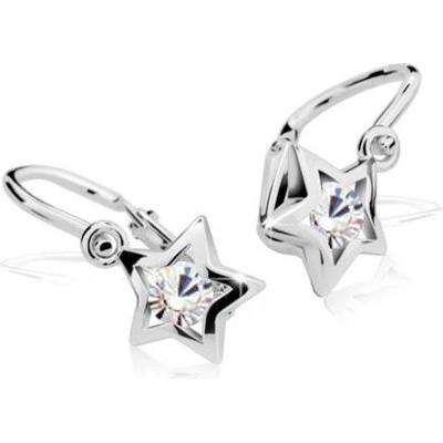 Cutie Jewellery náušnice C1942B CZ White biele zlato