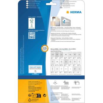 Herma Самозалепващи етикети, A4, презалепващи, 35.6 х 16.9 m (1540100206)