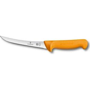 Swibo Кухненски нож Swibo 5.8405. 13, за обезкостяване, извит, 13 см, жълт (5.8405.13)