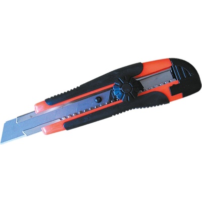STAVTOOL Nôž ulamovací pogumovaný, šroubová aretácie | C60, 18 mm