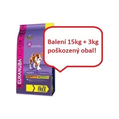 Eukanuba Puppy Medium rich in fresh chicken 18 kg
