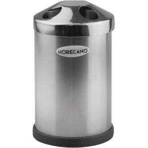 Horecano HORECANO-Поставка за четки за зъби Ø7xh11cm XРОМ (4711.22. 711.1) (016242)