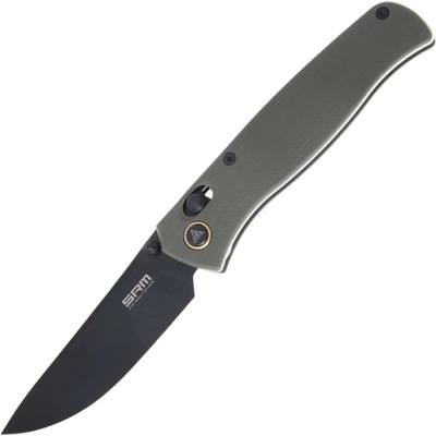 ! SRM 255L 10Cr15CoMoV Green G10 Ambi Lock 255L-GP2