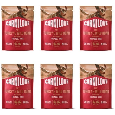 CARNILOVE Dog Pouch Turkey and Wildboar 6 x 300 g