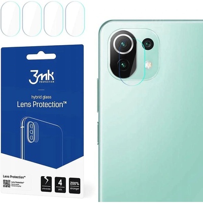 3mk Стъклен протектор за камера 3mk Lens Protection за Xiaomi Mi 11 Lite 4G/5G (5903108360517)