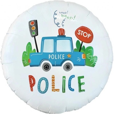 Godan Fóliový balón Polícia 46 cm