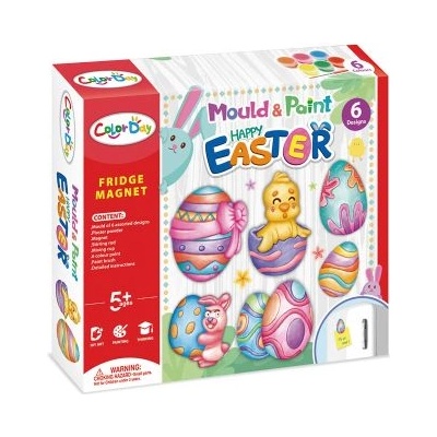 Man Yuk Toys Великденски комплект за изработване на магнити за хладилник