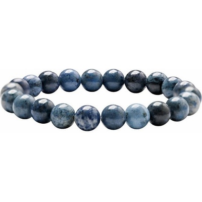 Nefertitis Dumortierit náramek z korálků 8 mm NF59213 obvod cca 16 až 21 cm