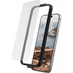 Urban Armor Gear Най-висок клас стъклено защитно покритие за външния дисплей на iPhone 16 Pro Max - Urban Armor Gear Glass Shield Screen Protector (черен-прозрачен) (14436411NA)