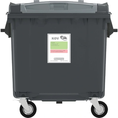 Plastik Gogić Plastový kontejner 1100 l plochý, na sběr kovů