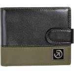 MEATFLY кожена портмоне Nathan Premium Olive / Black Meatfly | Cheren | МЪЖЕ | ЕДИН РАЗМЕР