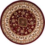 Flair Rugs Червен кръгъл килим 133x133 cm Sherbone - Flair Rugs (503119368392)