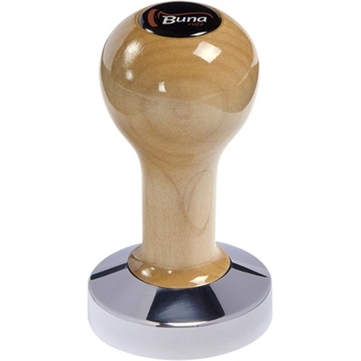 Buna Café Tamper javor lak, TP, nerez lesk, plochý 58 mm