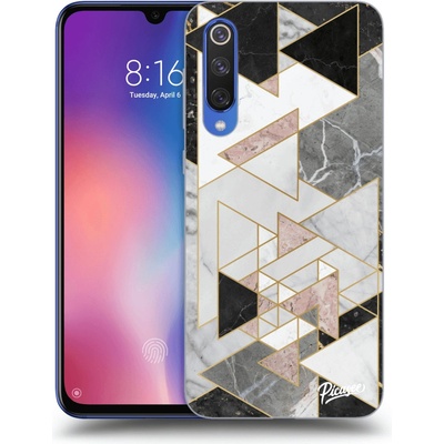 Pouzdro Picasee silikonové Xiaomi Mi 9 SE - Light geometry čiré