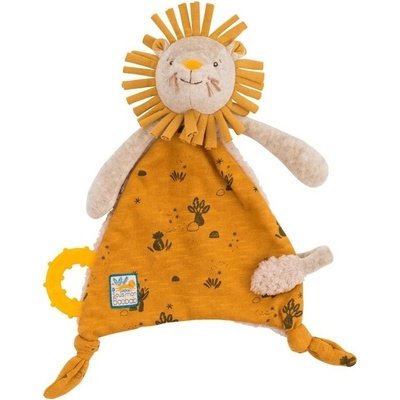 Moulin Roty maznacia šatka s hryzadlom lev