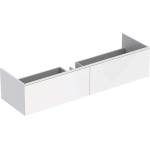 Geberit Xeno 2 - Шкафче под умивалник Varicor 140 см с LED осветление, 2 чекмеджета, матово бяло 500.347. 00.1 (500.347.00.1)