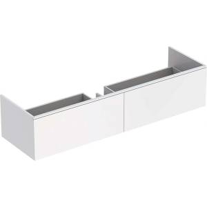 Geberit Xeno 2 - Шкафче под умивалник Varicor 140 см с LED осветление, 2 чекмеджета, матово бяло 500.347. 00.1 (500.347.00.1)