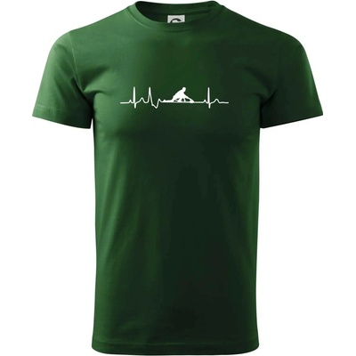EKG curling tričko Fľaškovozelená