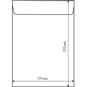 Airpoc Плик с въздушни мехурчета C/13, 225 x 175 mm, със сам (1560200025)