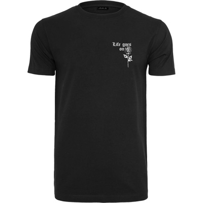 Mister Tee Мъжка тениска в черен цвят Mister Tee Life Goes OnUB-MT2600-00007 - Черен, размер 5XL