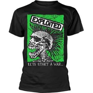 The Exploited Let's Start A War (Skull) Black S Риза (PH11978S)