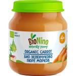 BioNino Био зеленчуково пюре BioNino - Морков, 4 м+, 120 g (F06030009A0010) - ozone