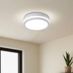 Brilagi - външно LED осветително тяло с датчик BENE LED/18W/230V, Ø 21, 5 см, бяло, IP54 (BG3855)