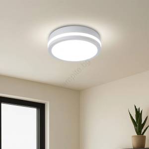 Brilagi - външно LED осветително тяло с датчик BENE LED/18W/230V, Ø 21, 5 см, бяло, IP54 (BG3855)