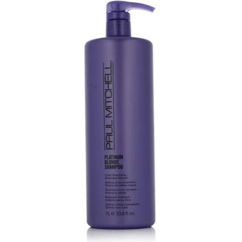 Paul Mitchell Blonde Platinum Shampoo 1000 ml изсветляващ шампоан за изрусена коса унисекс