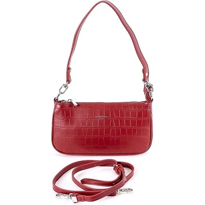 David Jones dámská malá kabelka na rameno či crossbody CM6256A tmavěčervená