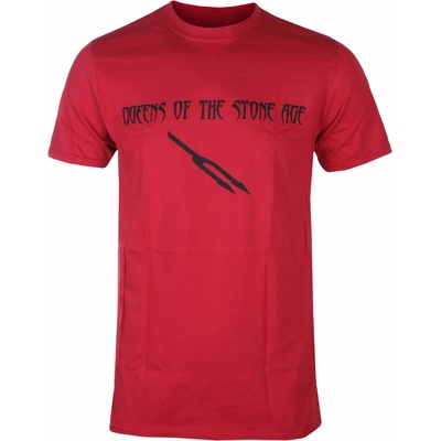 ROCK OFF Мъжка тениска Queen of the Stone Age - Deaf Songs - RED - ROCK OFF - QOTSATS10MR