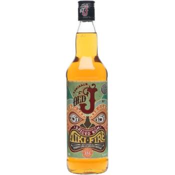 Admiral Vernon's Old J Spiced Rum Tiki Fire 75,5% 0,7 l (holá láhev)