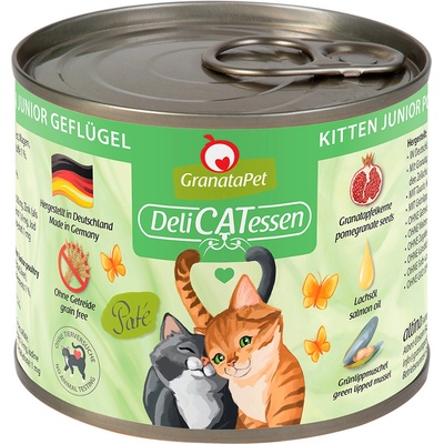 GranataPet DeliCatessen Kitten hydinové mäso 12 x 200 g