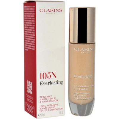 Clarins make-up Everlasting Foundation 105N 30 ml