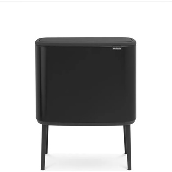 Brabantia Кош за смет Brabantia Bo Touch 11/23L, Matt Black (651114)