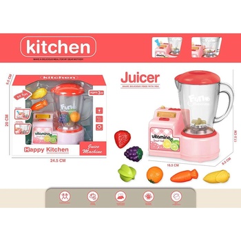 Armutoys ДЕТСКИ БЛЕНДЕР НА БАТЕРИИ С ПРОДУКТИ