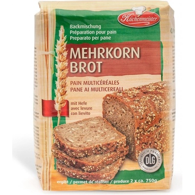 Küchenmeister Směs na chleba Vícezrnný chléb 0,5 kg – Zboží Dáma