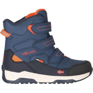 Trollkids Детски зимни ботуши Trollkids Kid's Lofoten Winter Boots XTS Winter boots - Nordic Blue / Flame Orange - размер 34 (EU) (702-4706-0417)