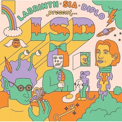 LSD Labrinth, Sia & Diplo Present LSD - LSD (Sea Glass Coloured) (Anniversary Edition) (Reissue) (LP) (198028045919)