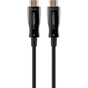 Gembird CCBP-HDMI-AOC-10M-02 Активен оптичен AOC високоскоростен HDMI кабел с Ethernet AOC Premium Series 10 m черен (CCBP-HDMI-AOC-10M-02)
