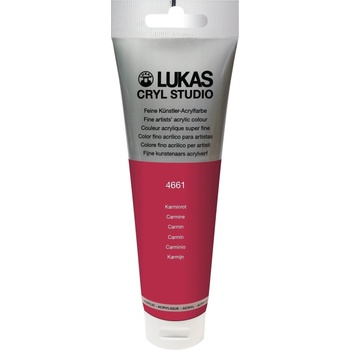 LUKAS Cryl Studio Plastic Tube АКРИЛНА боя Carmine 125 ml 1 бр (746610012)