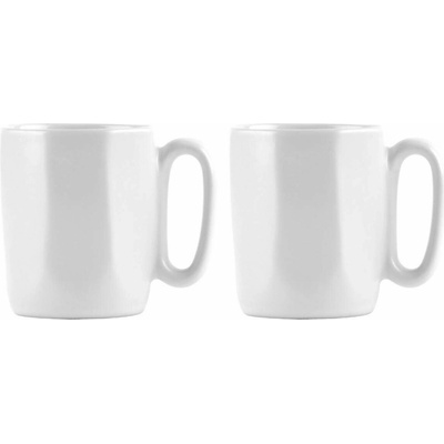 Fuori Vialli Design Biele hrnčeky na espresso z kameniny v súprave 2 x 80 ml