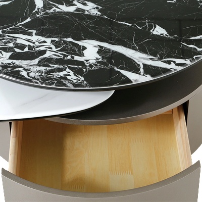 Carmen Холна маса baker - черен-бял (b35307452)