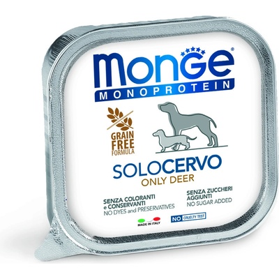 Monge Adult Dog Monoprotein paté jeleň 150 g