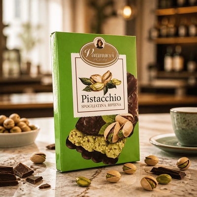 Vannucci Pistacchio mliečna s pistáciovou náplňou 35 g